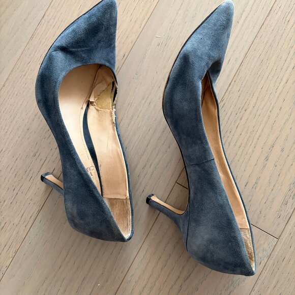 Vince Camuto 'Vivienne' Pointy Toe Pump - Blue / Indigo - Picture 3 of 4